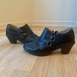 Patrizia 100% High Quality Soft   Leather Black Ankle Boots, siz 8 LIghtweight